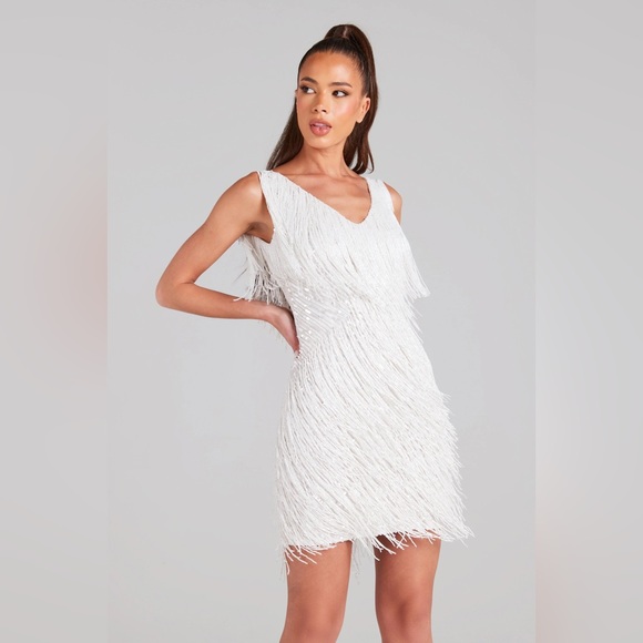 SADIE WHITE DRESS - Picture 5 of 12